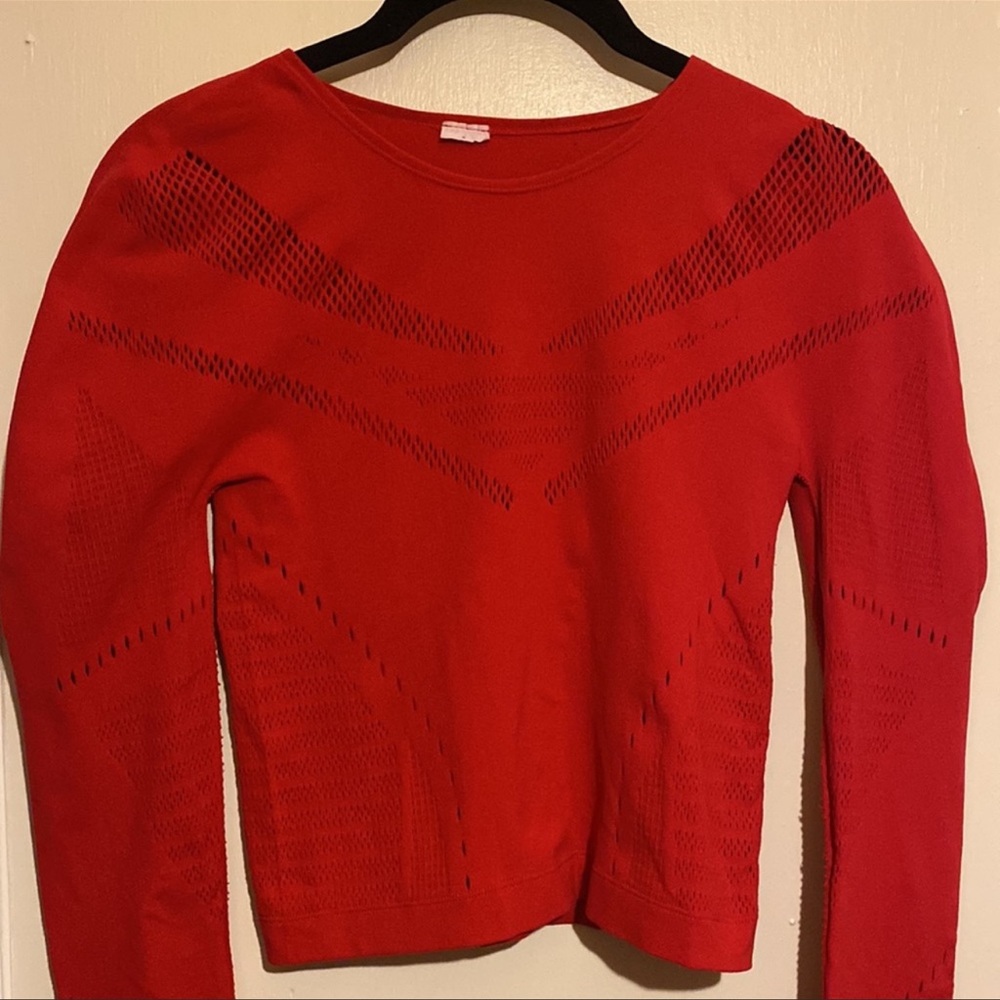 Workout gym fabletics outdoor SculptKnit red set - Picture 4 of 6